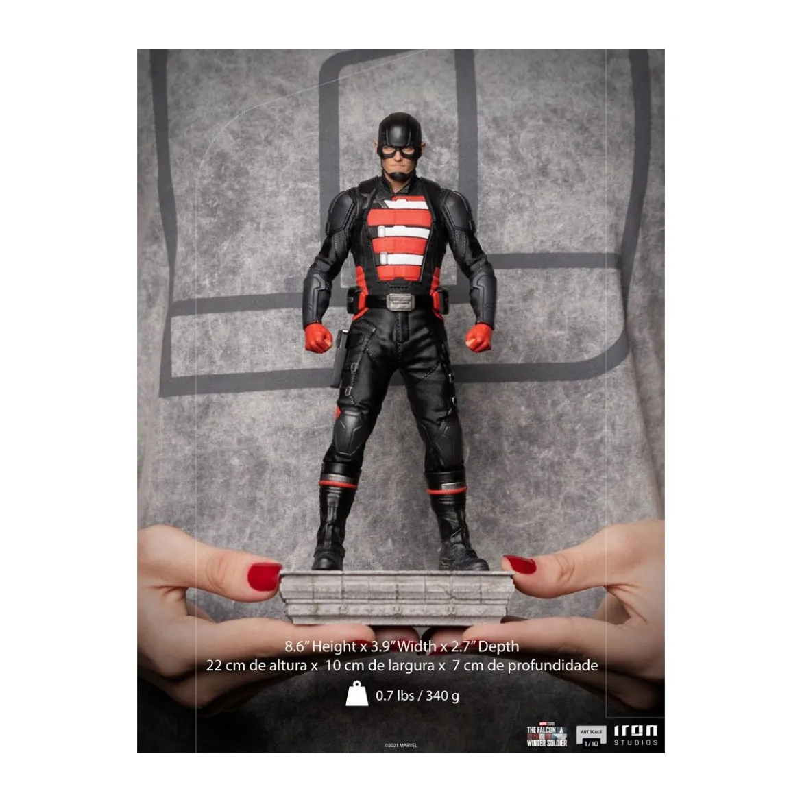 Iron Studios - John Walker U.S. Agent - The Falcon and The Winter Soldier statuette 1/10 Art Scale