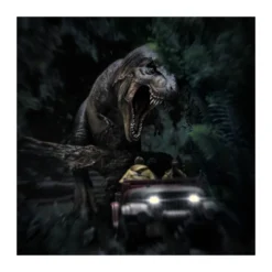 Iron Studios - Jurassic Park Demi Art Scale T-Rex Chase 1/20