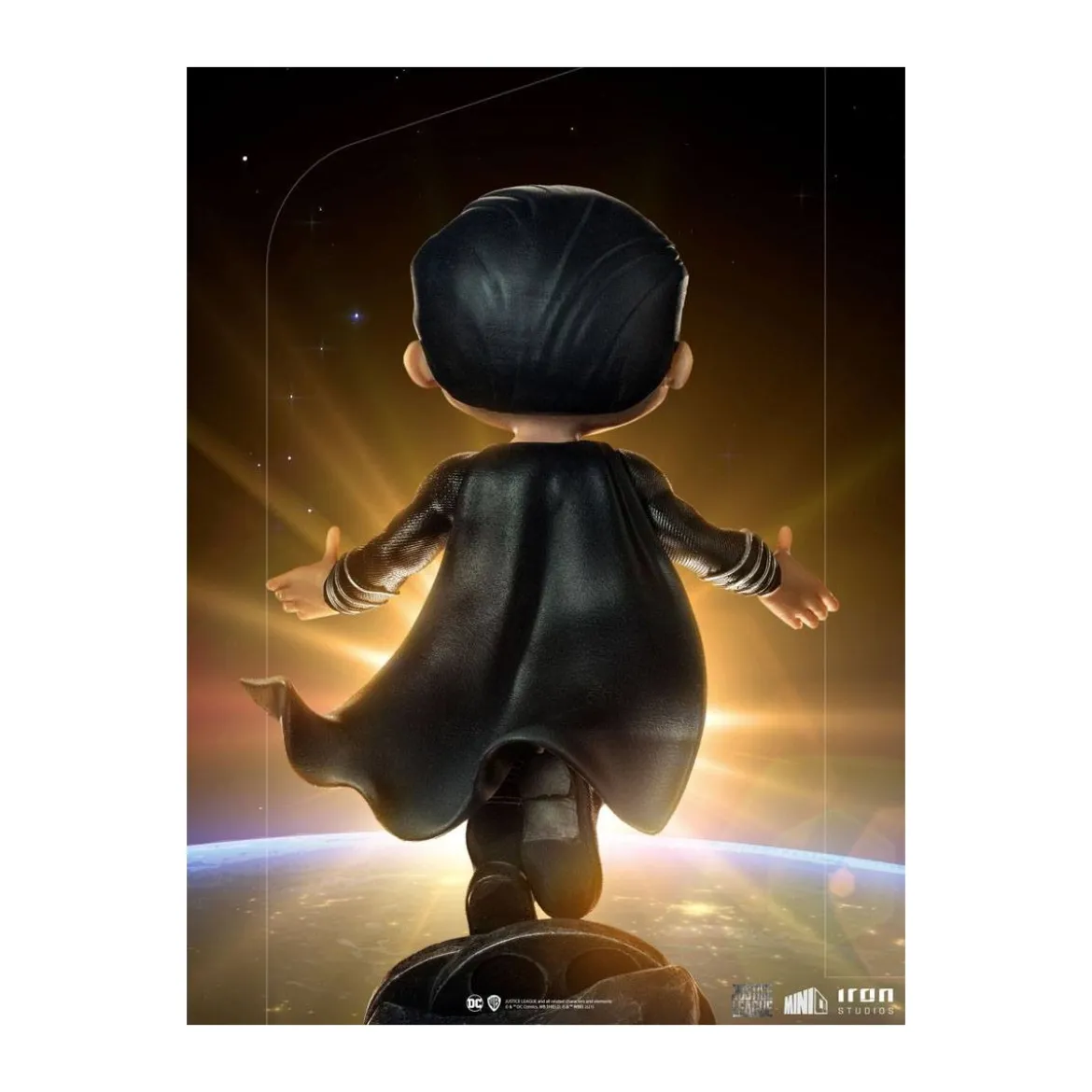 Iron Studios - Justice League Deluxe Superman Black - Mini Co.
