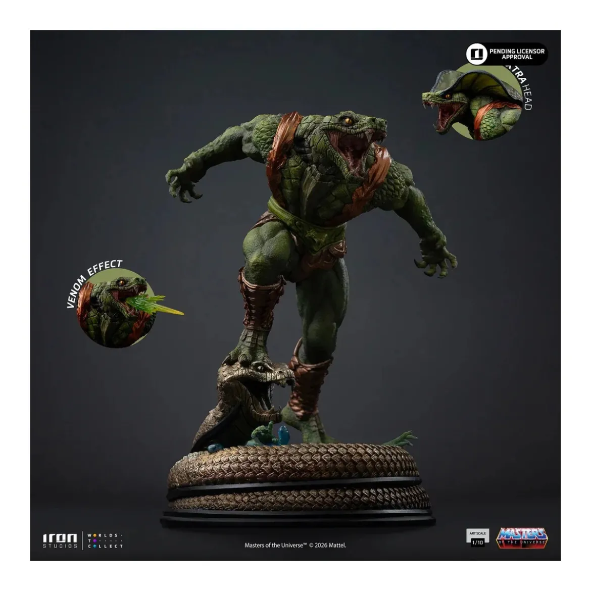 Iron Studios - Kobra Khan Art Scale 1/10 - Masters of the Universe - Les Maitres de l'Univers