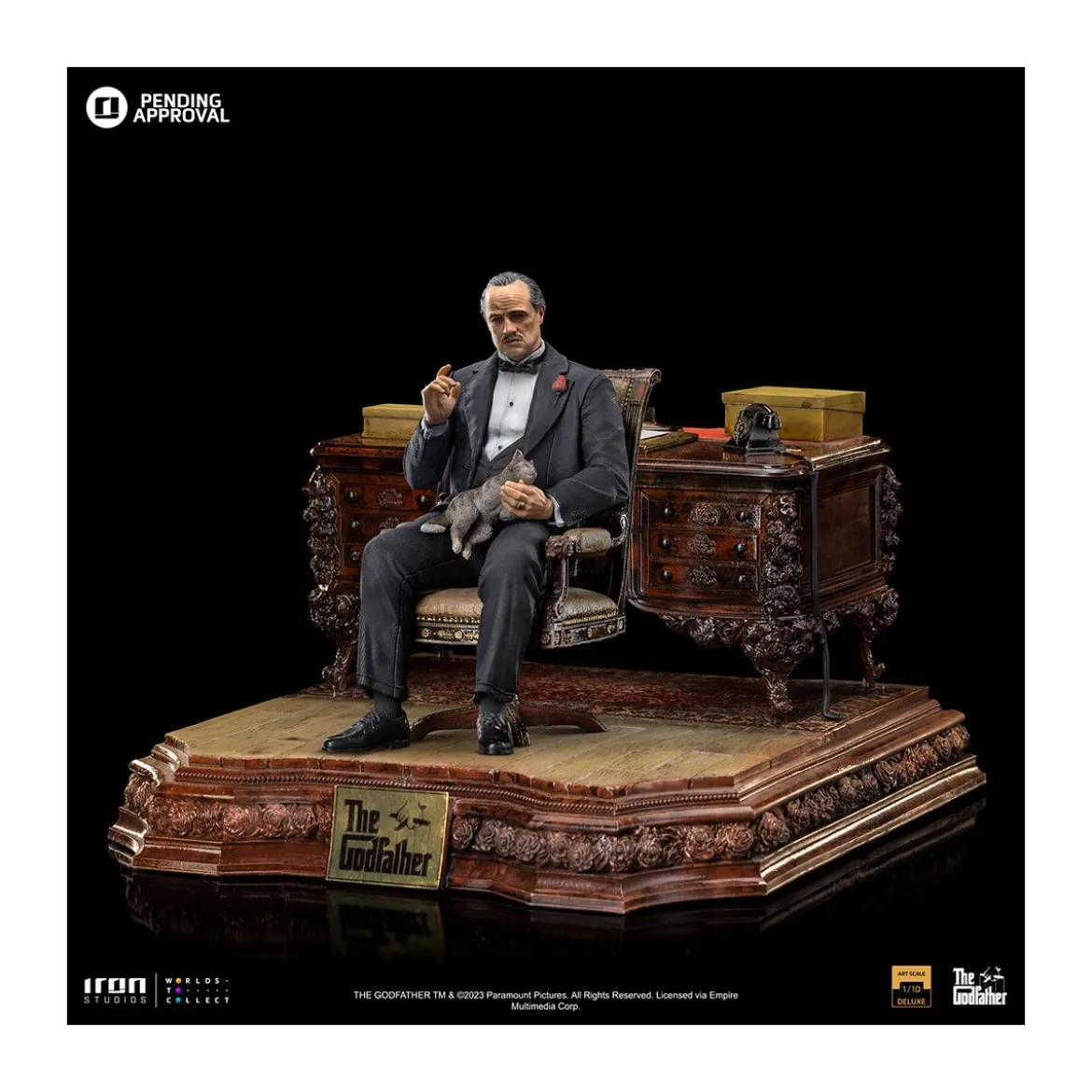 Iron Studios - Le Parrain - Don Vito Corleone 1/10 Deluxe Art Scale