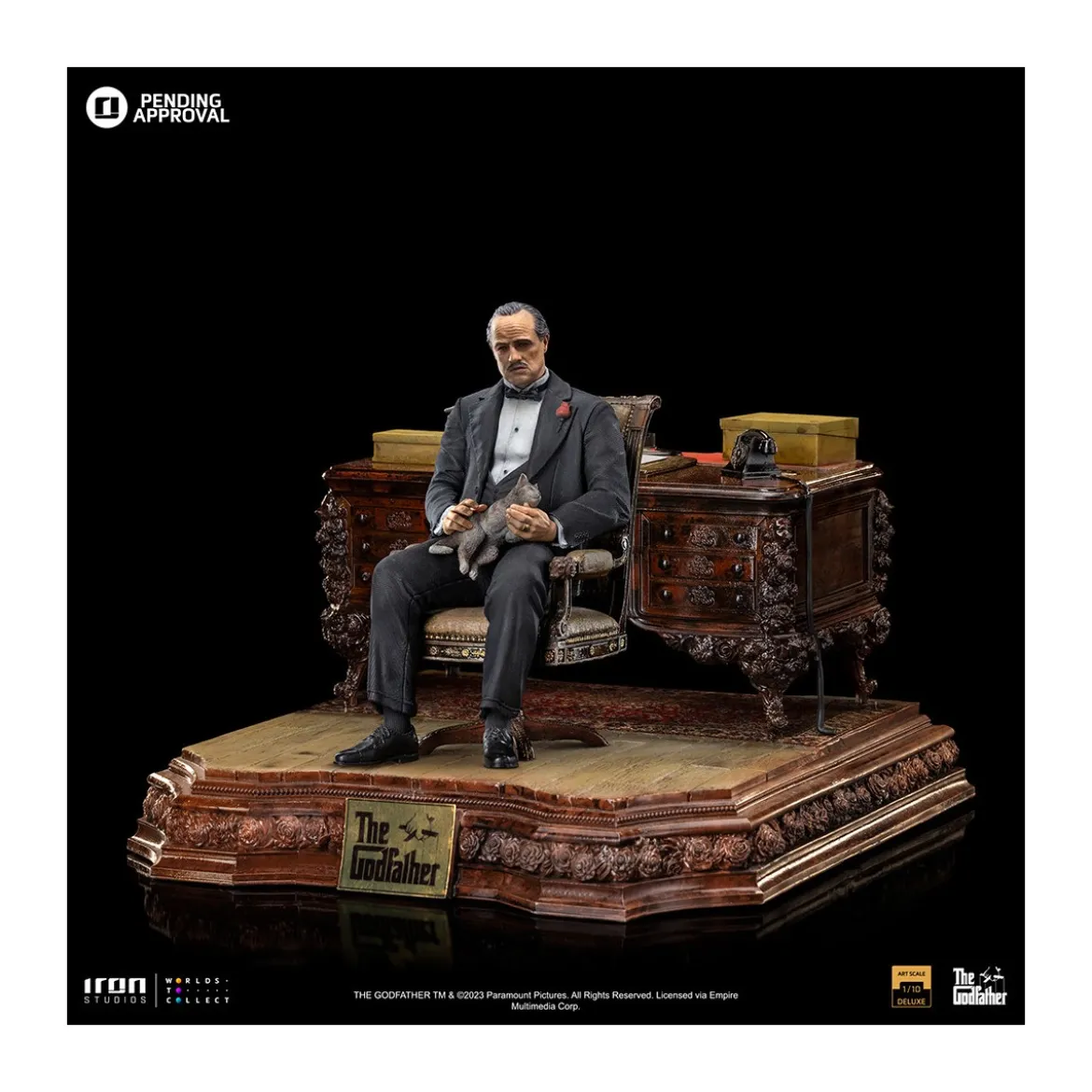 Iron Studios - Le Parrain - Don Vito Corleone 1/10 Deluxe Art Scale