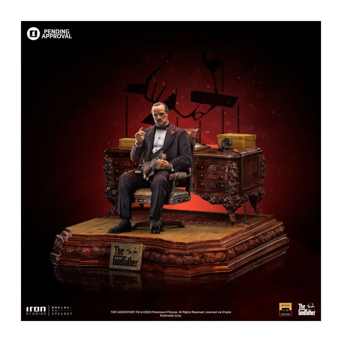 Iron Studios - Le Parrain - Don Vito Corleone 1/10 Deluxe Art Scale