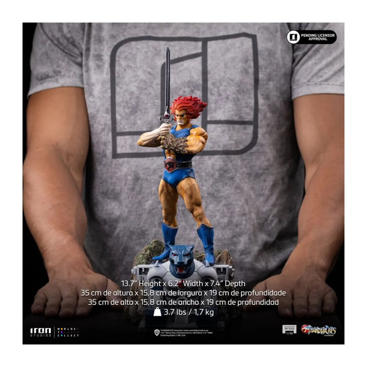 Iron Studios - Lion-O Unleashed Art Scale 1/10 - Thundercats