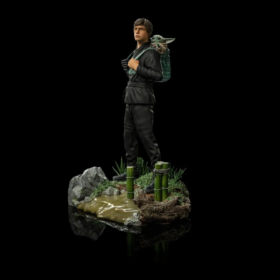 IRON STUDIOS - Luke Skywalker and Grogu Training 1:10 BDS Art Scale 1/10 - Star Wars The Book of Boba Fett