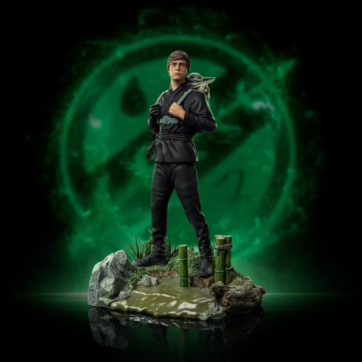 IRON STUDIOS - Luke Skywalker and Grogu Training 1:10 BDS Art Scale 1/10 - Star Wars The Book of Boba Fett