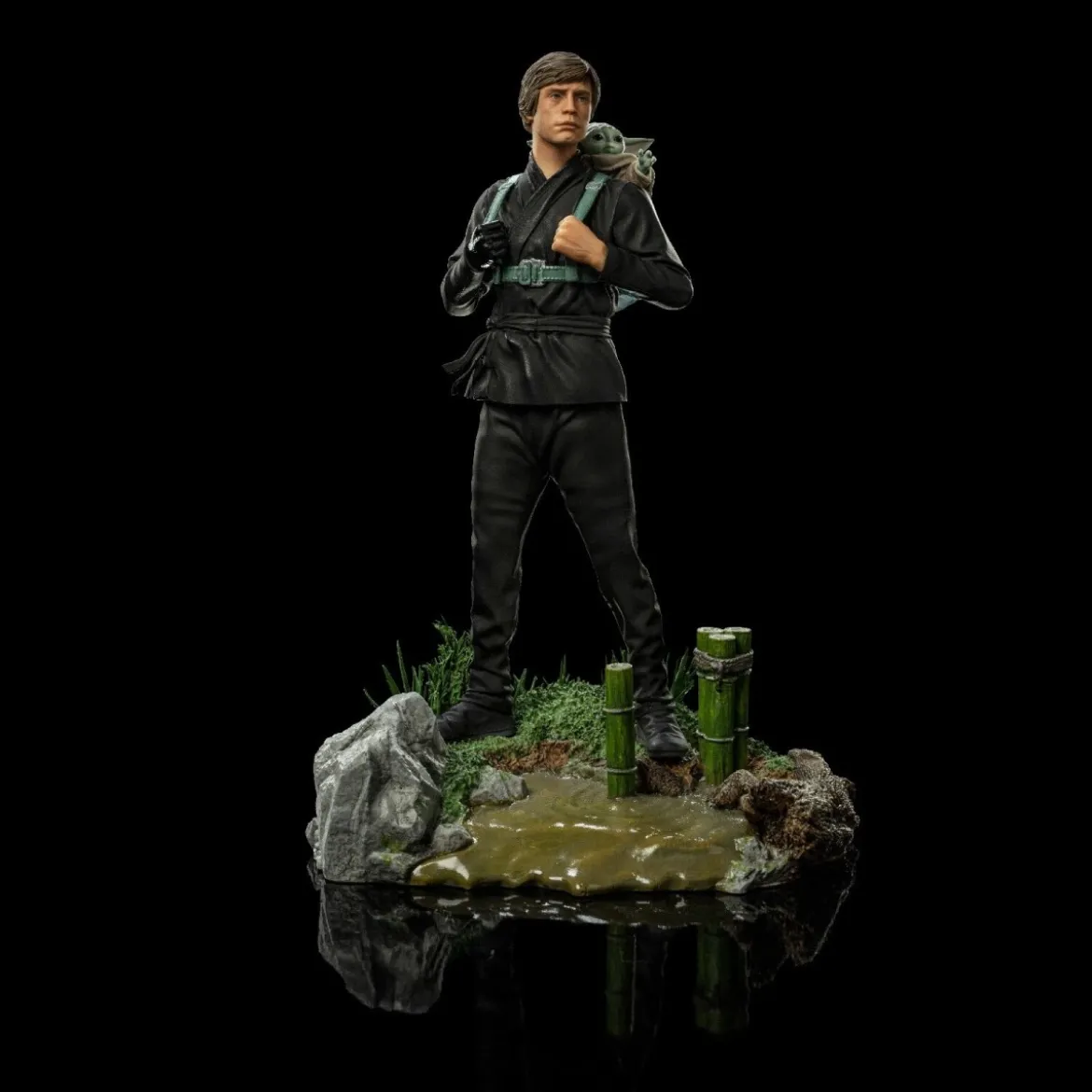 IRON STUDIOS - Luke Skywalker and Grogu Training 1:10 BDS Art Scale 1/10 - Star Wars The Book of Boba Fett