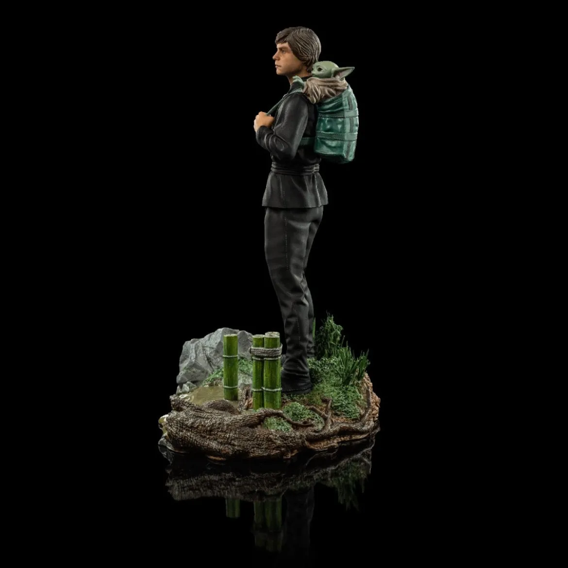 IRON STUDIOS - Luke Skywalker and Grogu Training 1:10 BDS Art Scale 1/10 - Star Wars The Book of Boba Fett