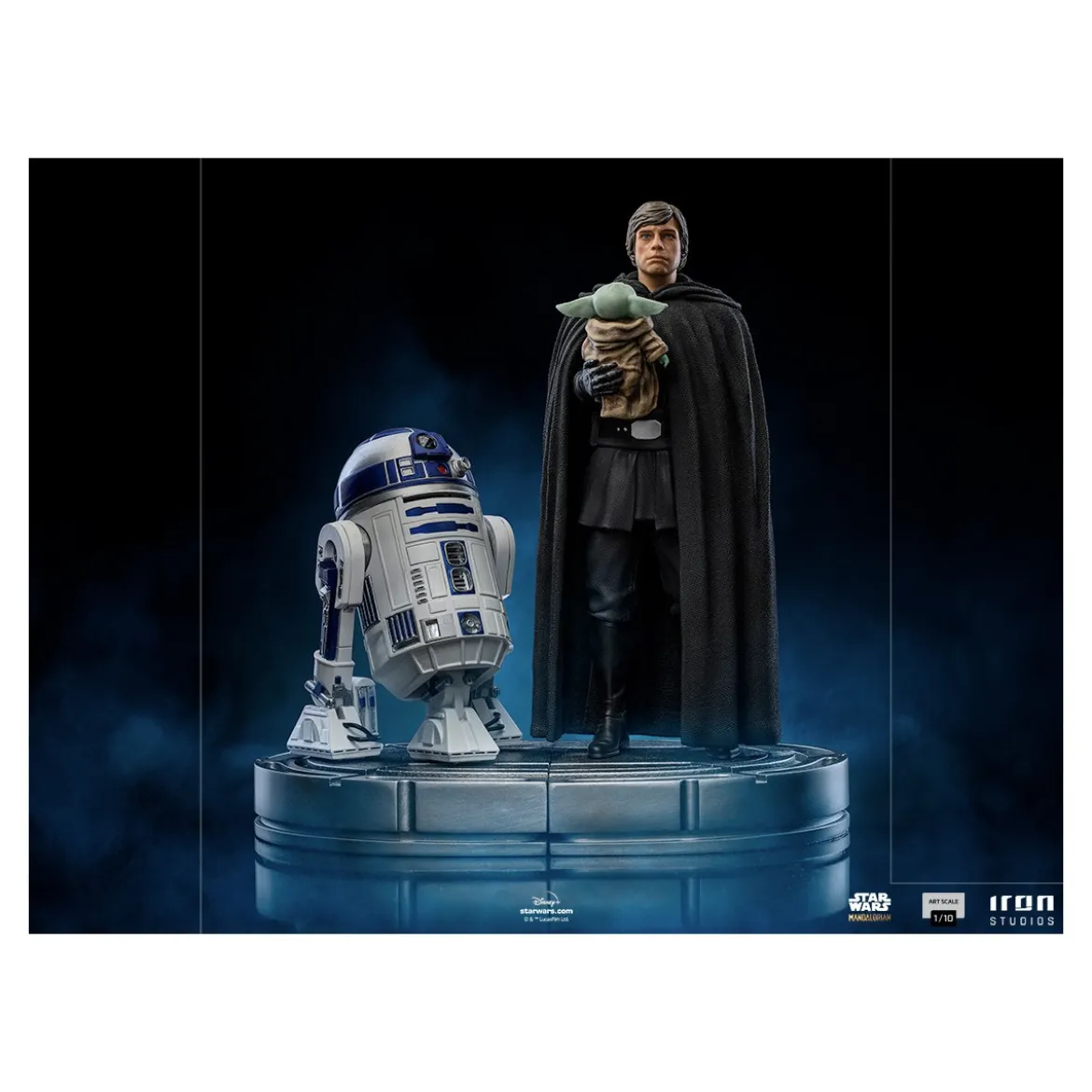IRON STUDIOS - Luke Skywalker & Grogu BDS Art Scale 1/10 - Star Wars The Mandalorian