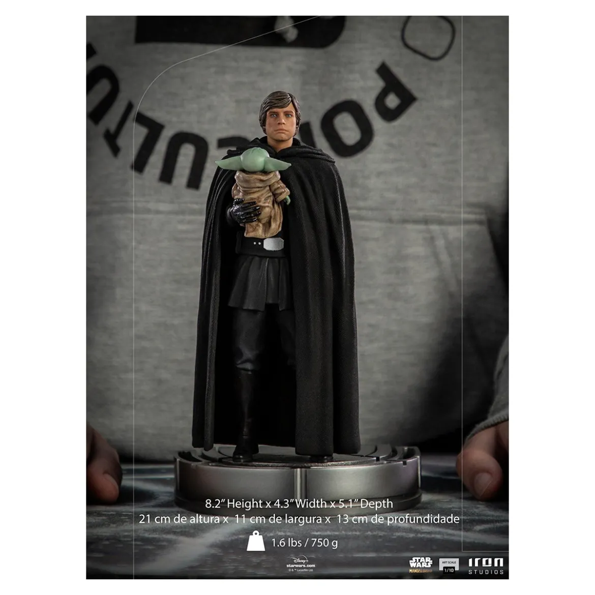 IRON STUDIOS - Luke Skywalker & Grogu BDS Art Scale 1/10 - Star Wars The Mandalorian