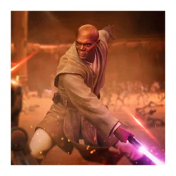 IRON STUDIOS - Mace Windu Art Scale 1/10 - Star Wars: Attack ot the Clones