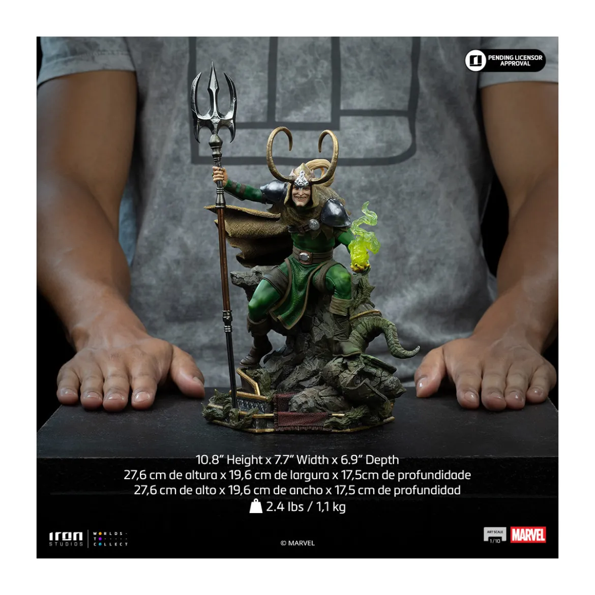 Iron Studios Marvel Comics - Loki Laufeyson BDS Art Scale 1/10