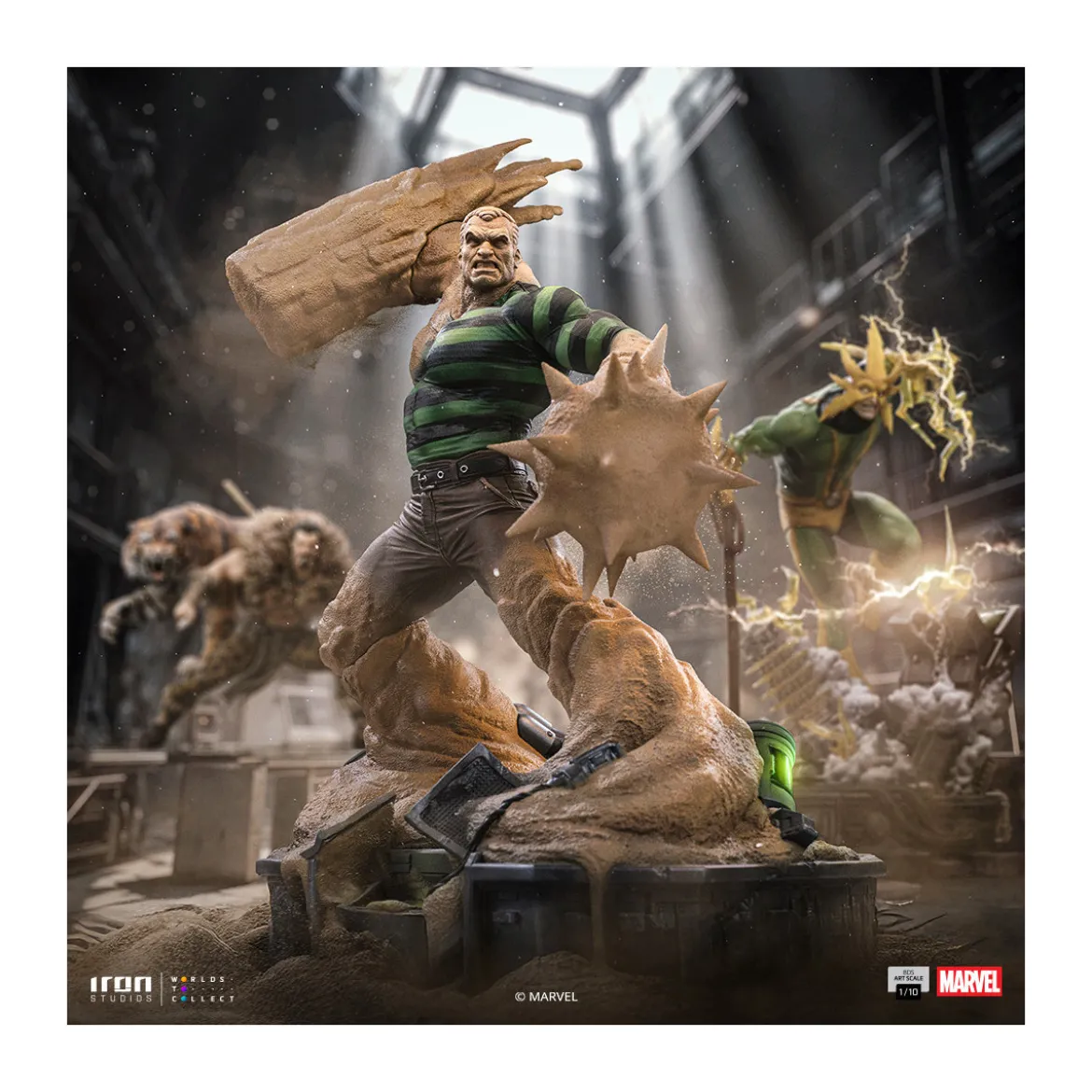Iron Studios Marvel Comics - Spider-Man Vs Villains - Sandman BDS Art Scale 1/10