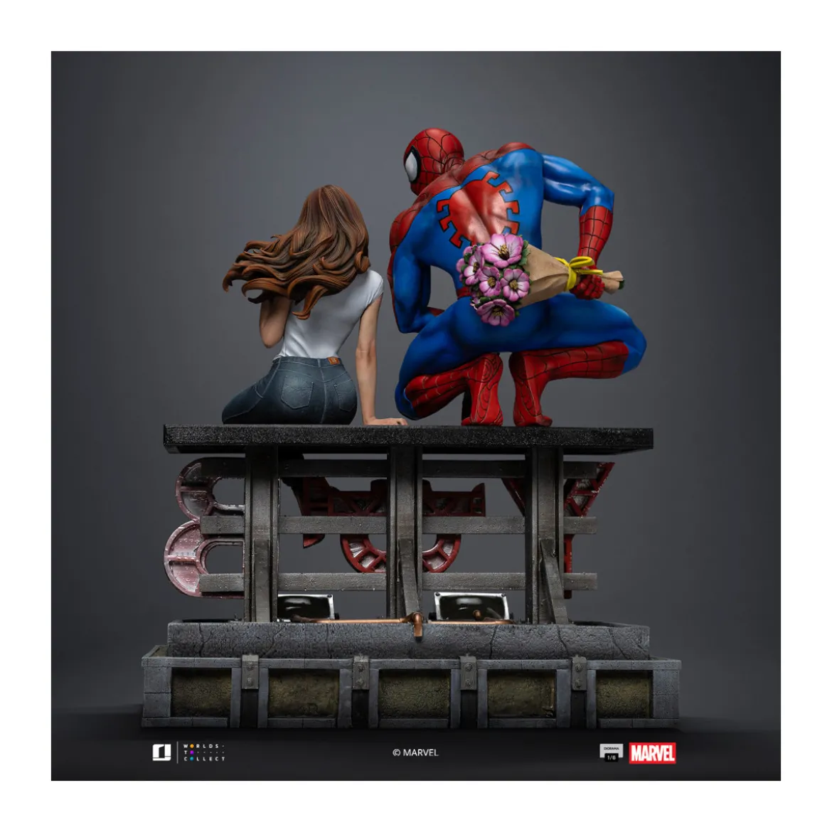 Iron Studios Marvel Comics - Spider-Man and MJ Diorama 1/6