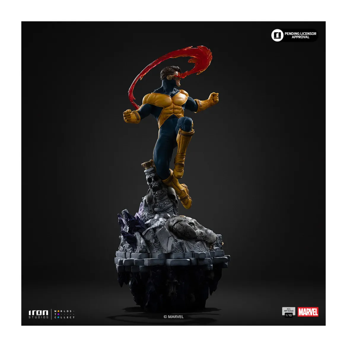 Iron Studios Marvel - Cyclop Deluxe Art Scale 1/10 - Infinity Gauntlet Diorama