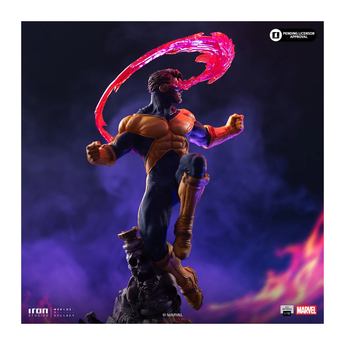 Iron Studios Marvel - Cyclop Deluxe Art Scale 1/10 - Infinity Gauntlet Diorama