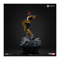 Iron Studios Marvel - Cyclop Deluxe Art Scale 1/10 - Infinity Gauntlet Diorama