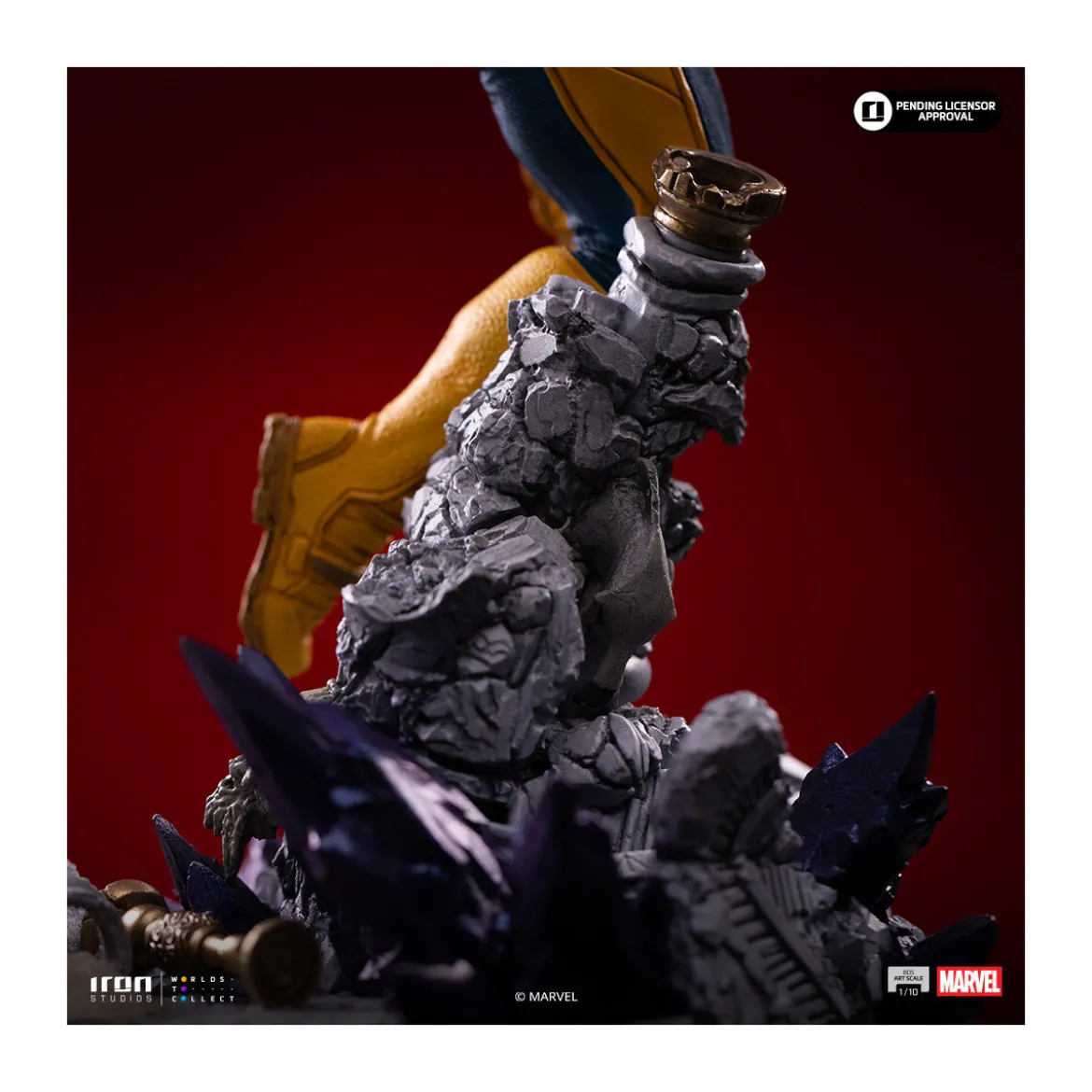 Iron Studios Marvel - Cyclop Deluxe Art Scale 1/10 - Infinity Gauntlet Diorama
