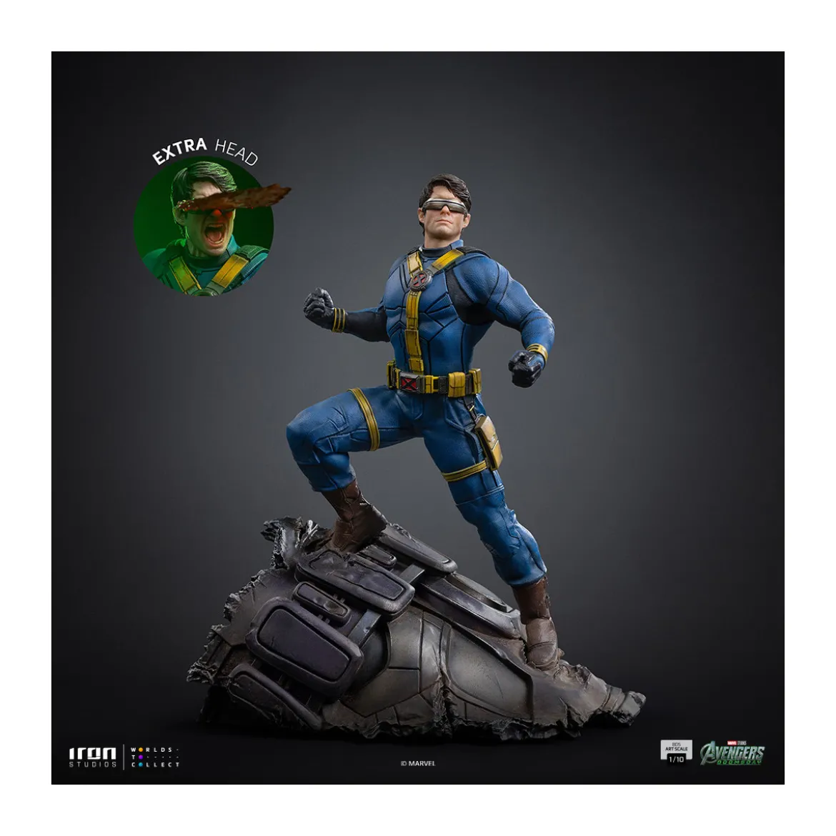 Iron Studios Marvel - Cyclops Art Scale 1/10 - Avengers: Doomsday