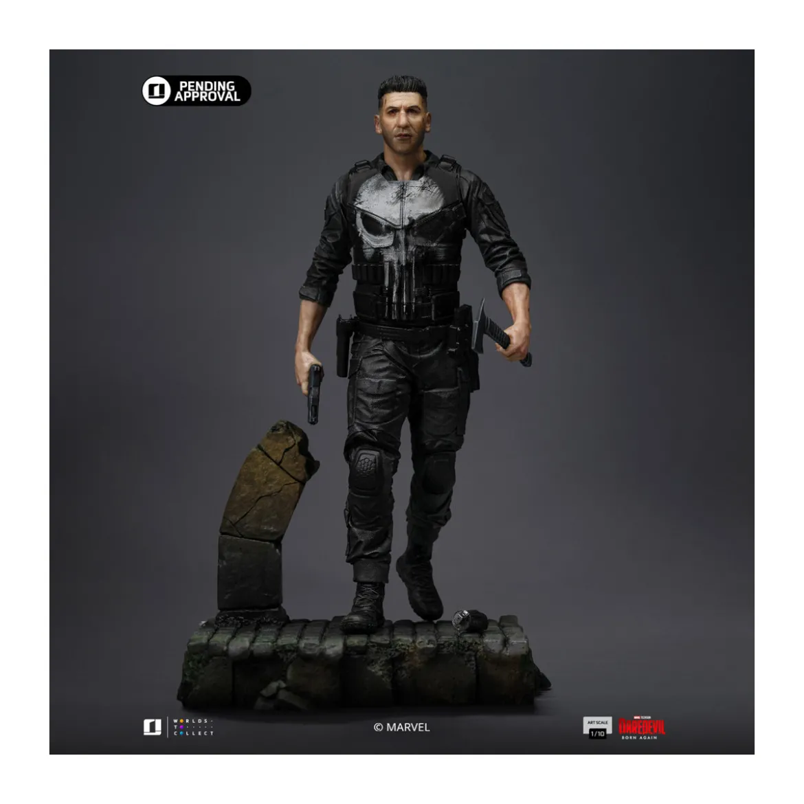 Iron Studios Marvel - Daredevil Born Again - Punisher Art Scale 1/10
