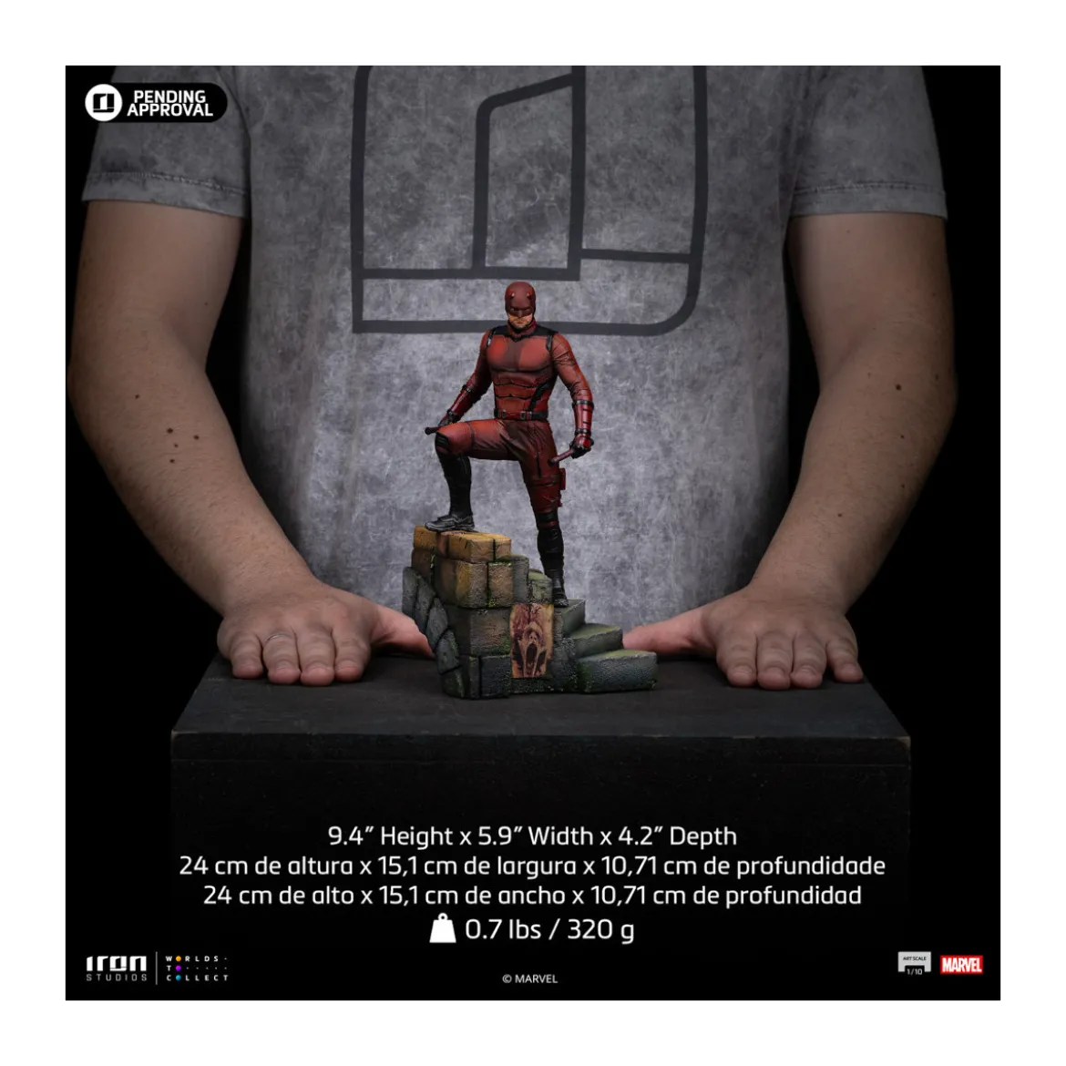 Iron Studios Marvel - Daredevil Born Again - Daredevil Art Scale 1/10