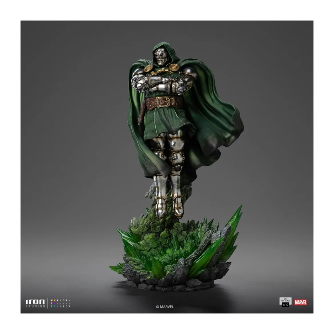 Iron Studios Marvel - DR. Doom 1/10 BDS Art Scale - Infinity Gauntlet Diorama