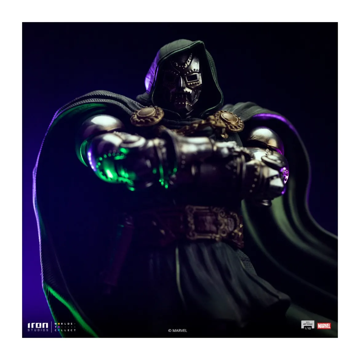 Iron Studios Marvel - DR. Doom 1/10 BDS Art Scale - Infinity Gauntlet Diorama