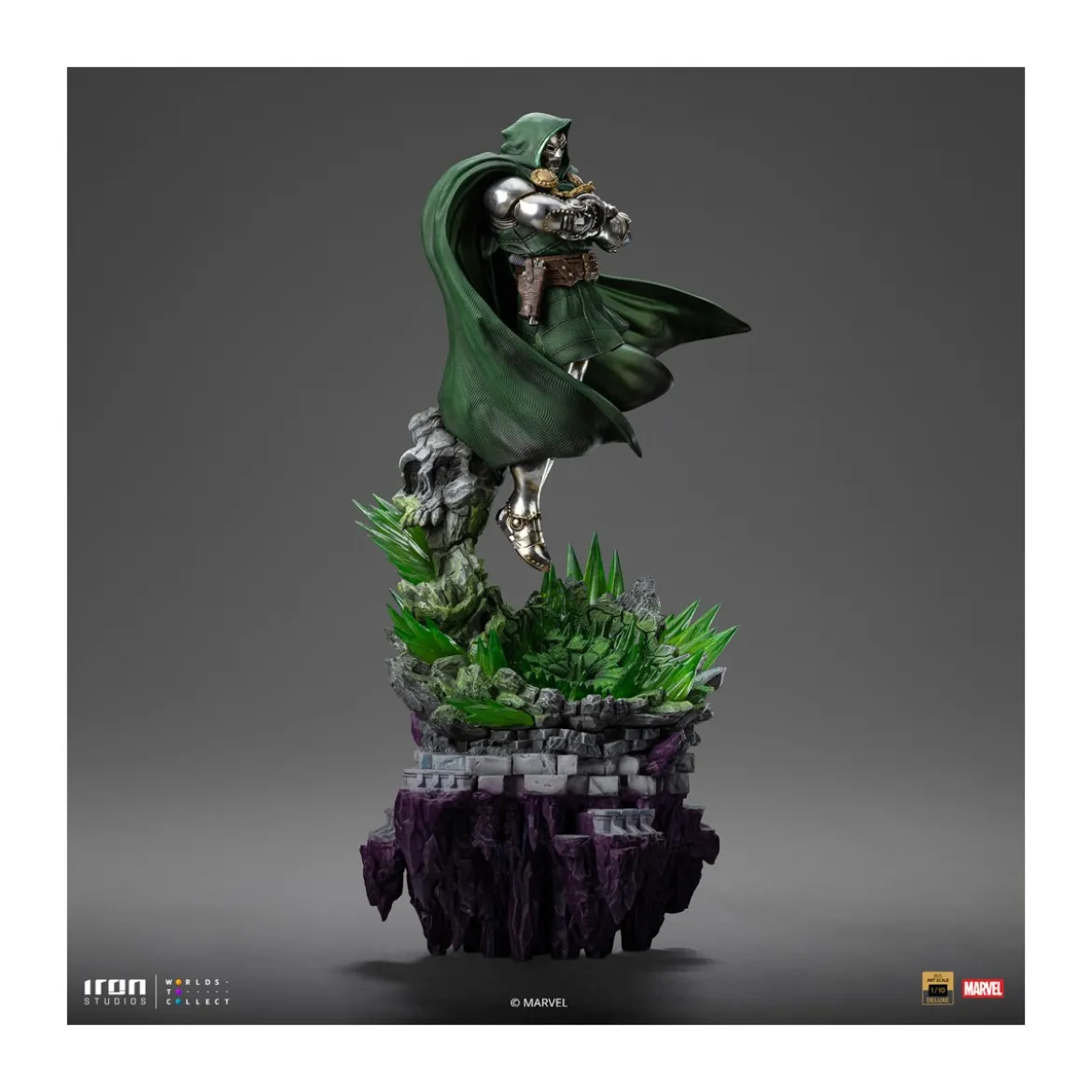 Iron Studios Marvel - DR. Doom 1/10 Deluxe Art Scale - Infinity Gauntlet Diorama