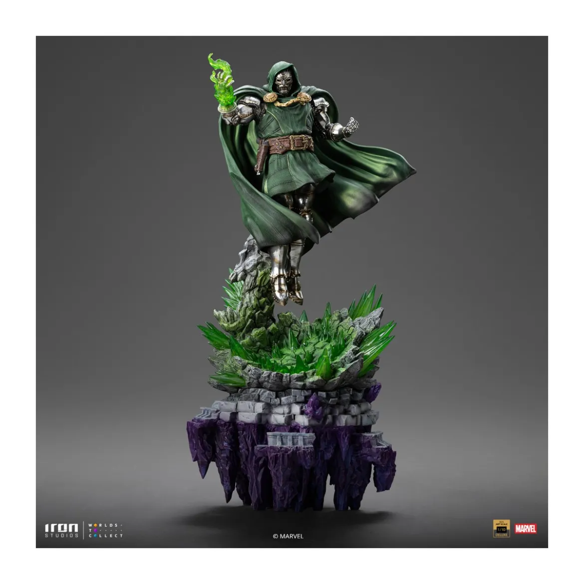 Iron Studios Marvel - DR. Doom 1/10 Deluxe Art Scale - Infinity Gauntlet Diorama