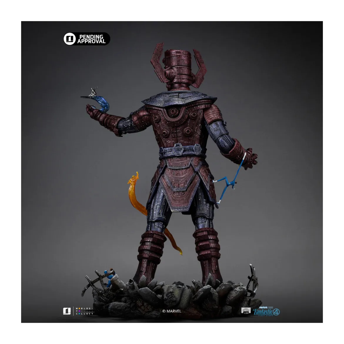 Iron Studios - Marvel Fantastic 4 - Galactus Diorama Deluxe Demi Art Scale 1/20