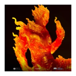 Iron Studios - Marvel Fantastic 4 - Human Torch Johnny Storm Scale Art Scale 1/10
