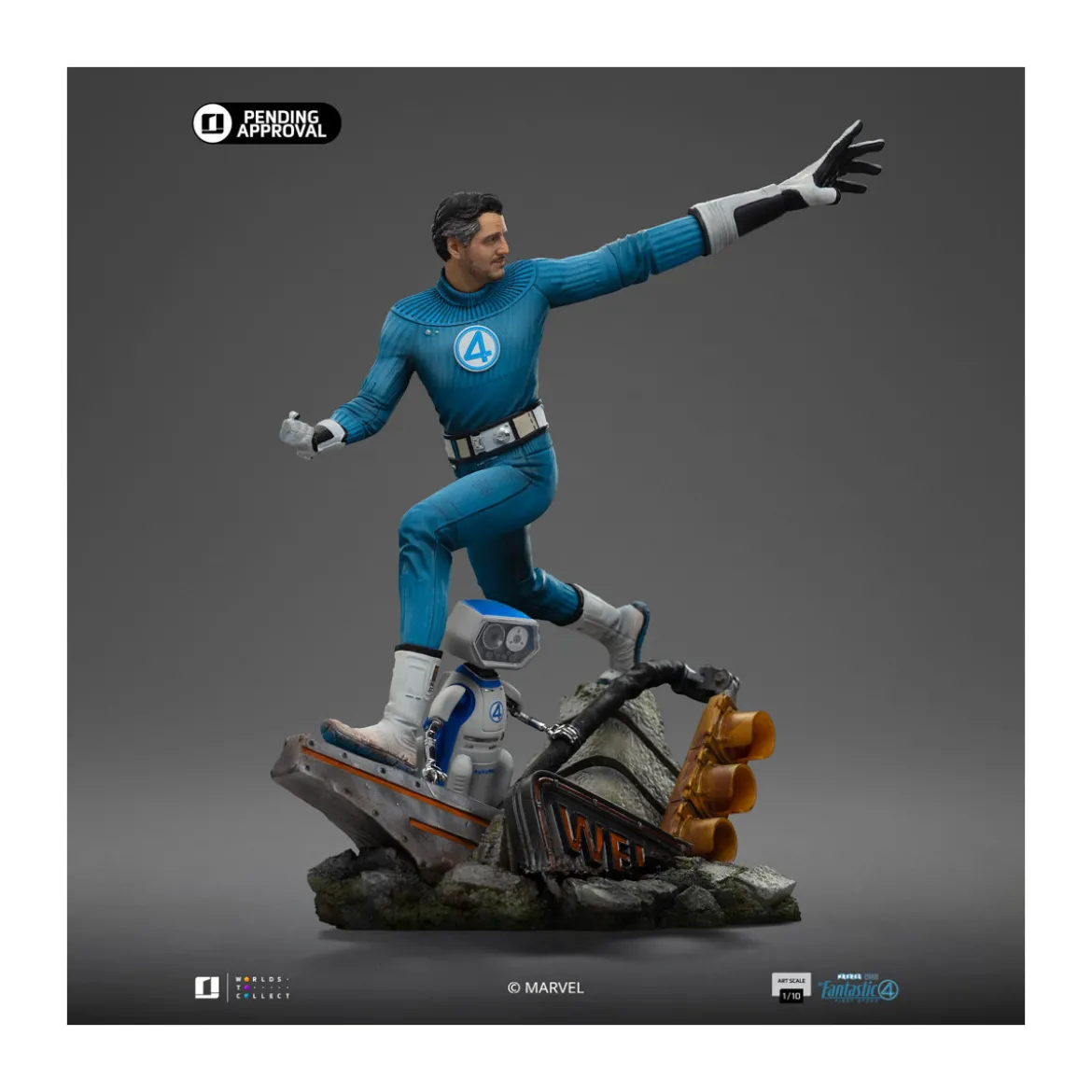 Iron Studios - Marvel Fantastic 4 - Mr. Fantastic Reed Richards Art Scale 1/10