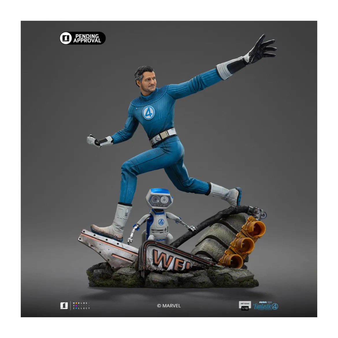 Iron Studios - Marvel Fantastic 4 - Mr. Fantastic Reed Richards Art Scale 1/10