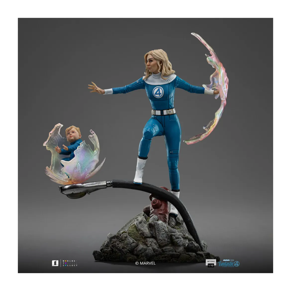Iron Studios - Marvel Fantastic 4 - Invisible Woman Sue Storm Art Scale 1/10