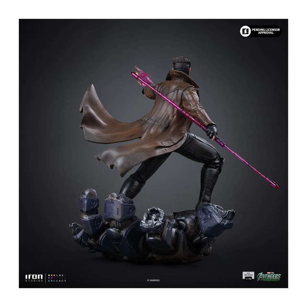 Iron Studios Marvel - Gambit Art Scale 1/10 - Avengers: Doomsday