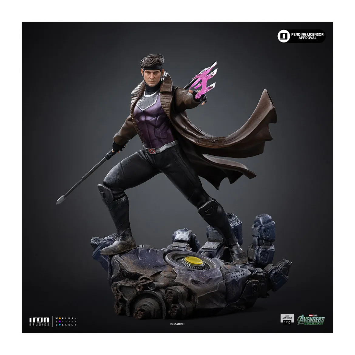 Iron Studios Marvel - Gambit Art Scale 1/10 - Avengers: Doomsday