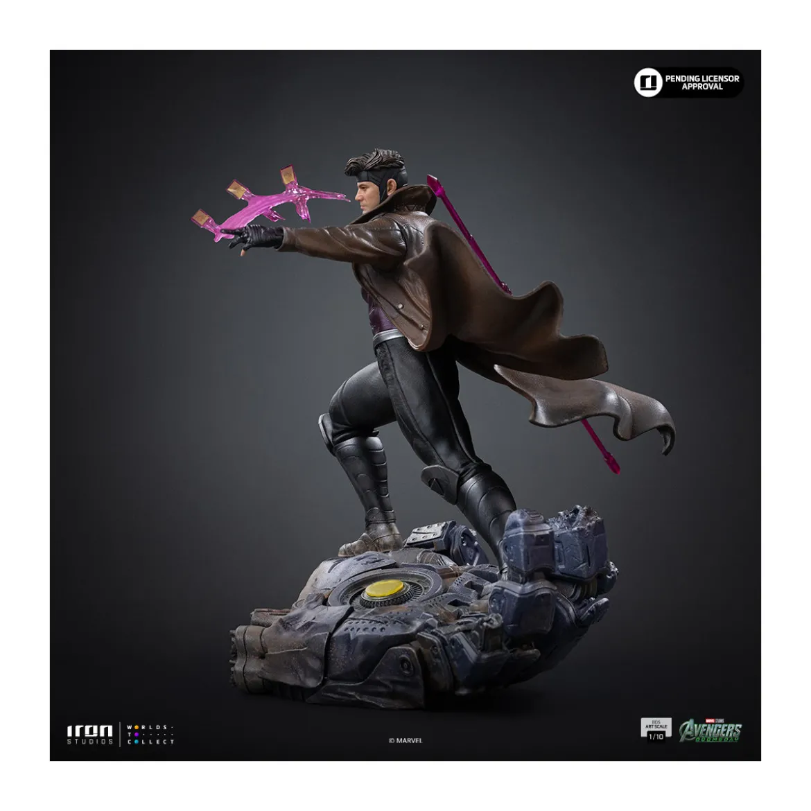 Iron Studios Marvel - Gambit Art Scale 1/10 - Avengers: Doomsday