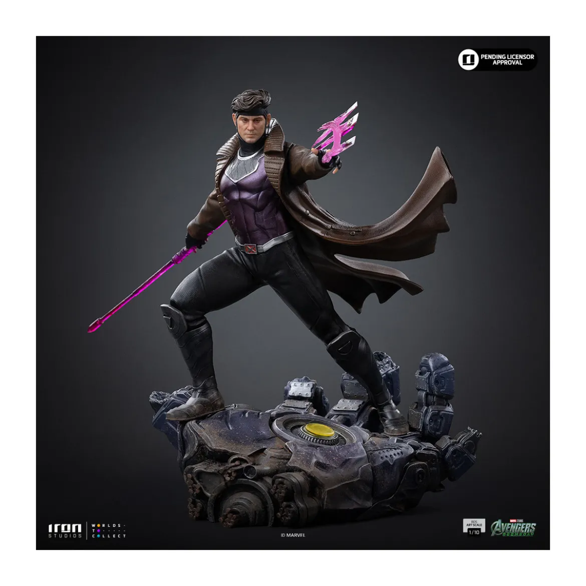 Iron Studios Marvel - Gambit Art Scale 1/10 - Avengers: Doomsday