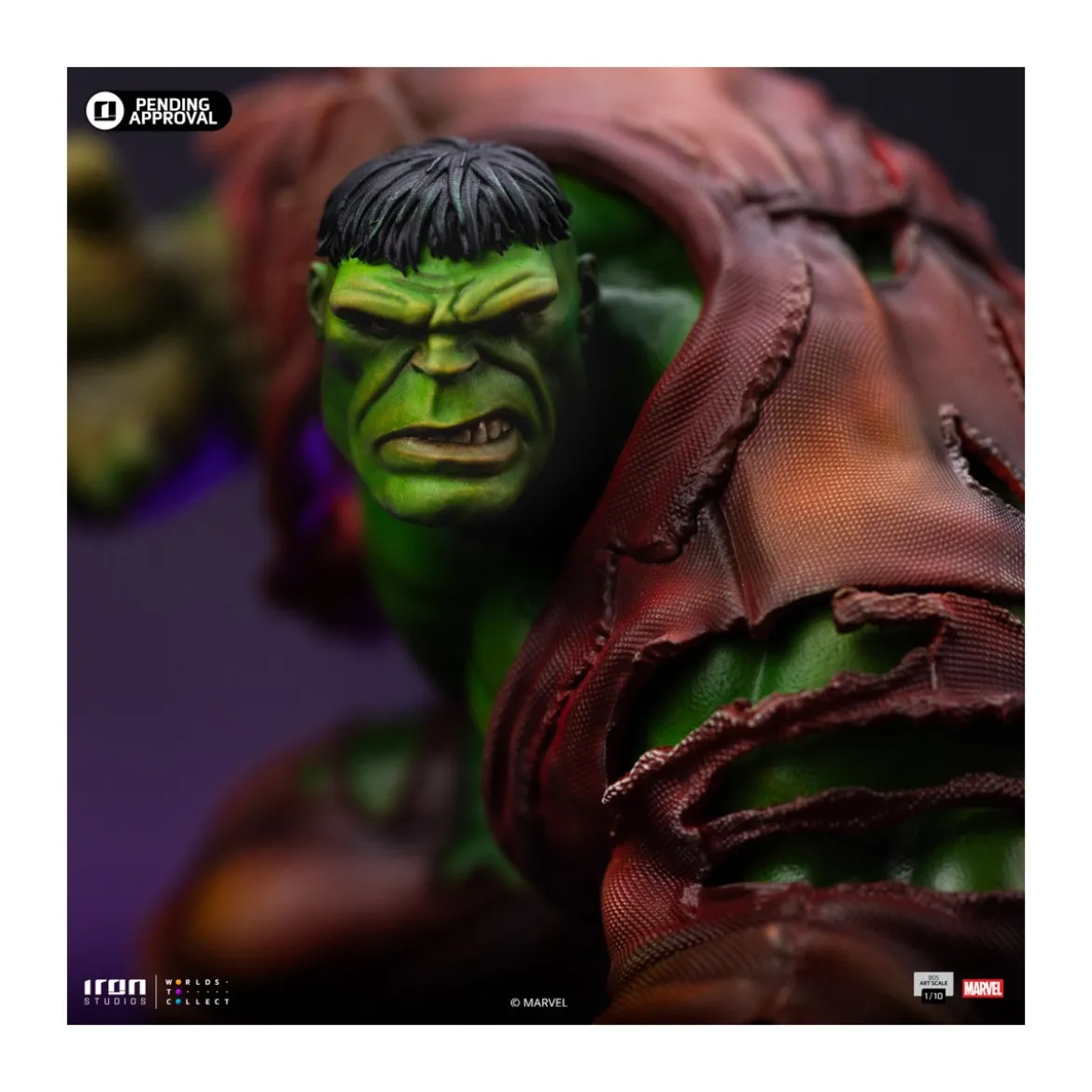 Iron Studios Marvel - Hulk 1/10 BDS Art Scale - Infinity Gauntlet Diorama