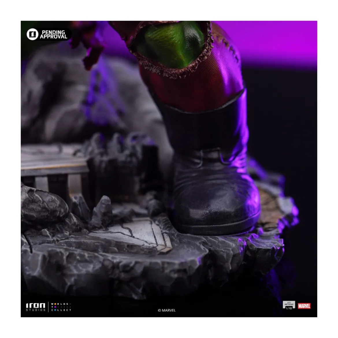 Iron Studios Marvel - Hulk 1/10 BDS Art Scale - Infinity Gauntlet Diorama