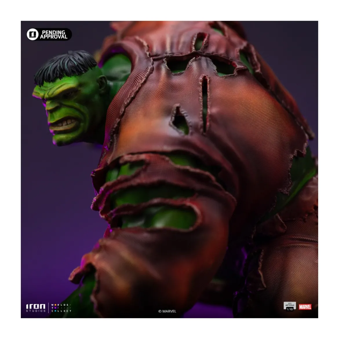 Iron Studios Marvel - Hulk 1/10 BDS Art Scale - Infinity Gauntlet Diorama