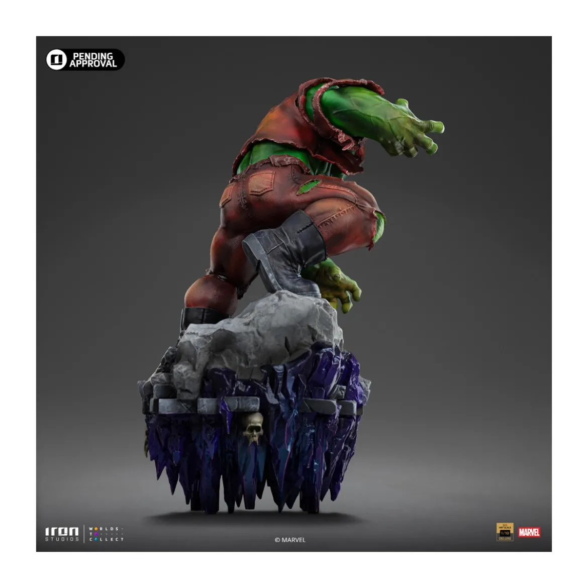 Iron Studios Marvel - Hulk 1/10 Deluxe Art Scale - Infinity Gauntlet Diorama