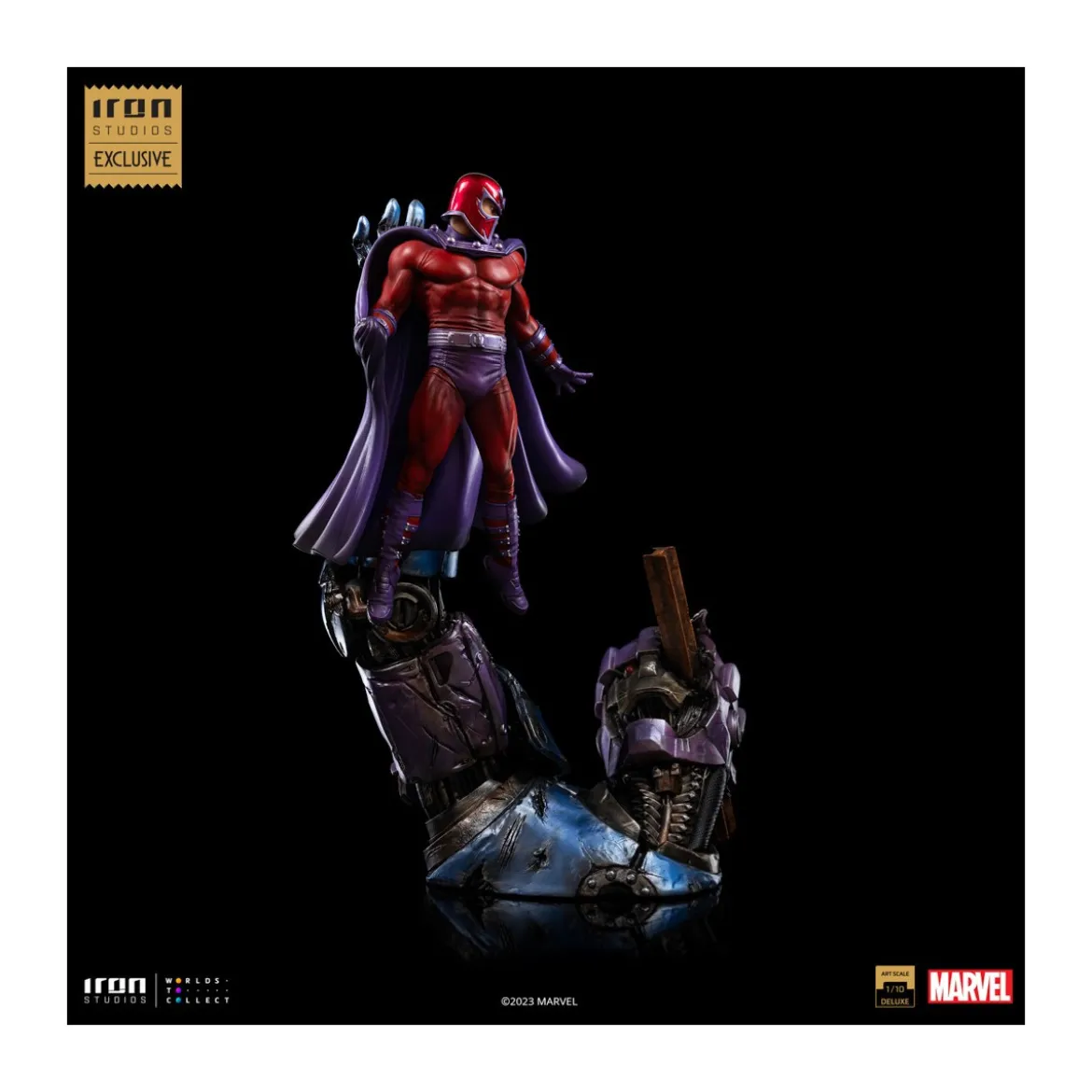Iron Studios Marvel - Magneto and Sentinel - Deluxe Art Scale 1/10 CCXP 2023