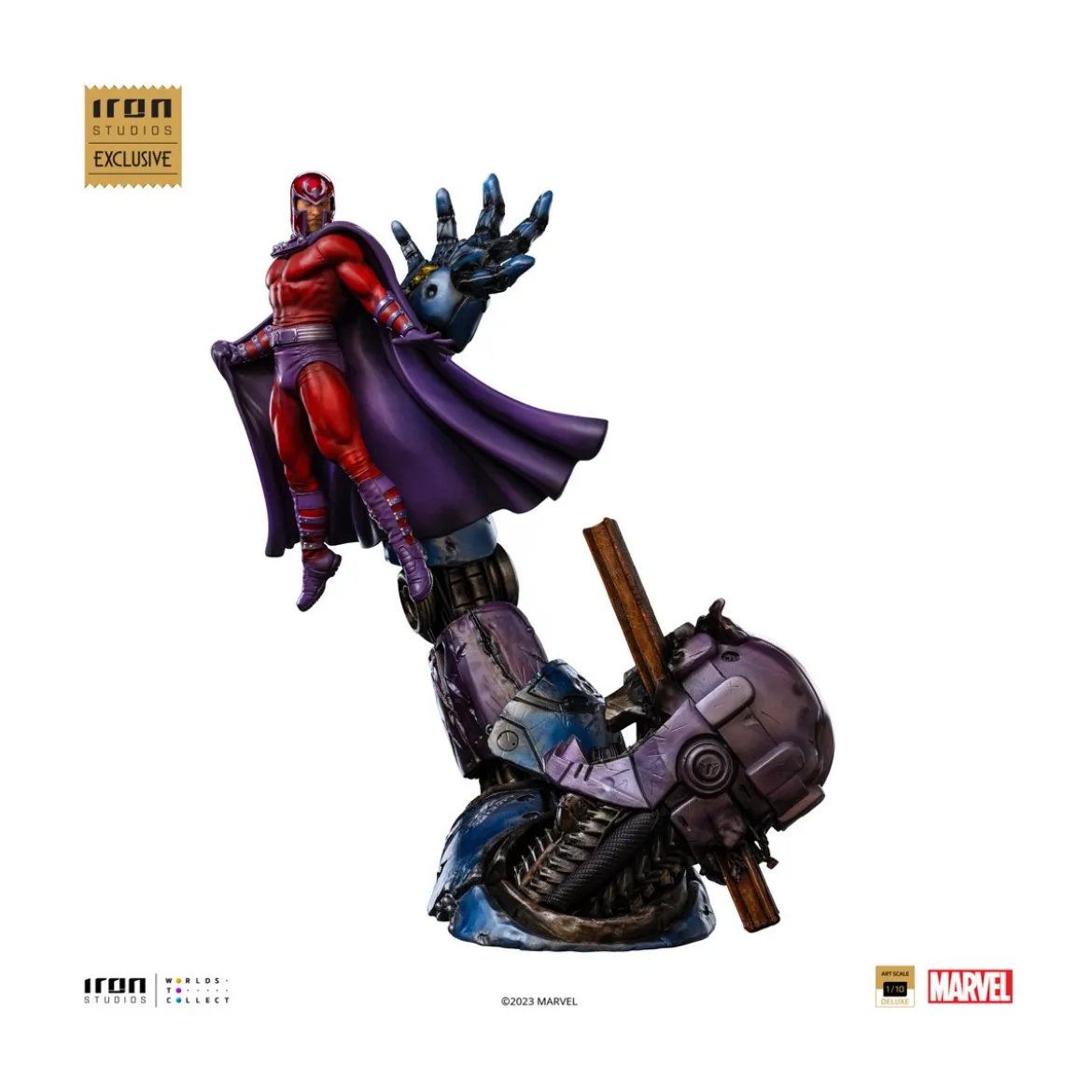 Iron Studios Marvel - Magneto and Sentinel - Deluxe Art Scale 1/10 CCXP 2023