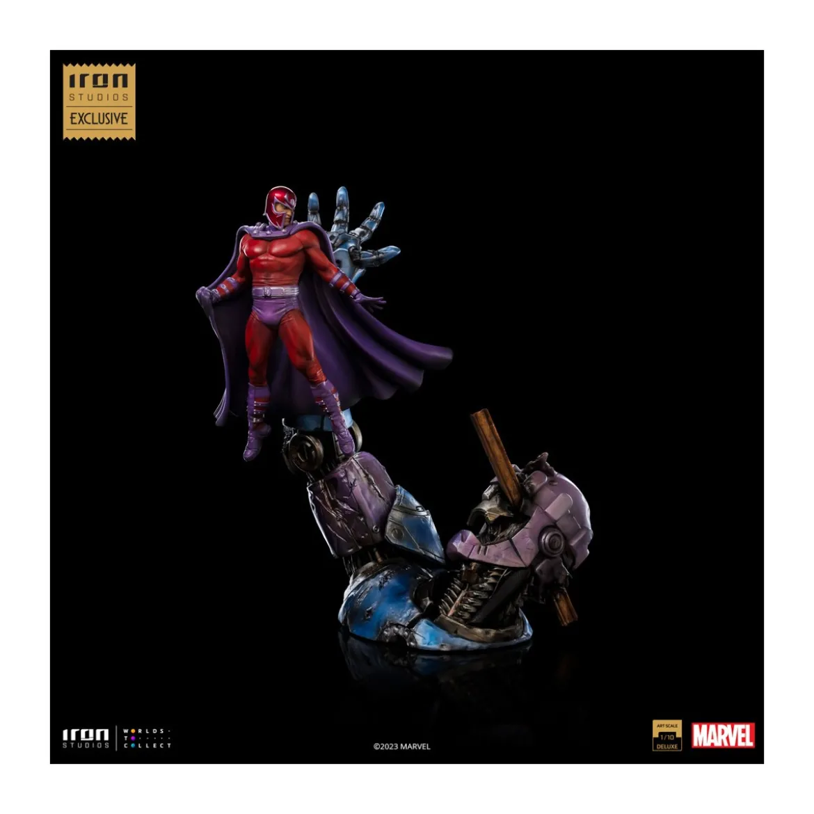 Iron Studios Marvel - Magneto and Sentinel - Deluxe Art Scale 1/10 CCXP 2023