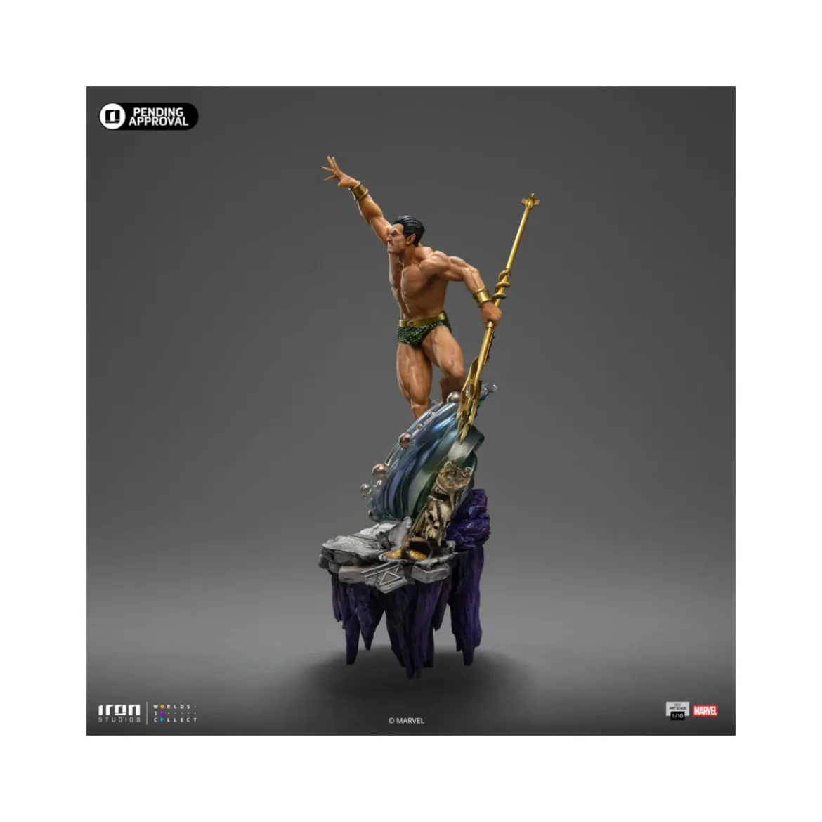 Iron Studios Marvel - Namor 1/10 BDS Art Scale - Infinity Gauntlet Diorama