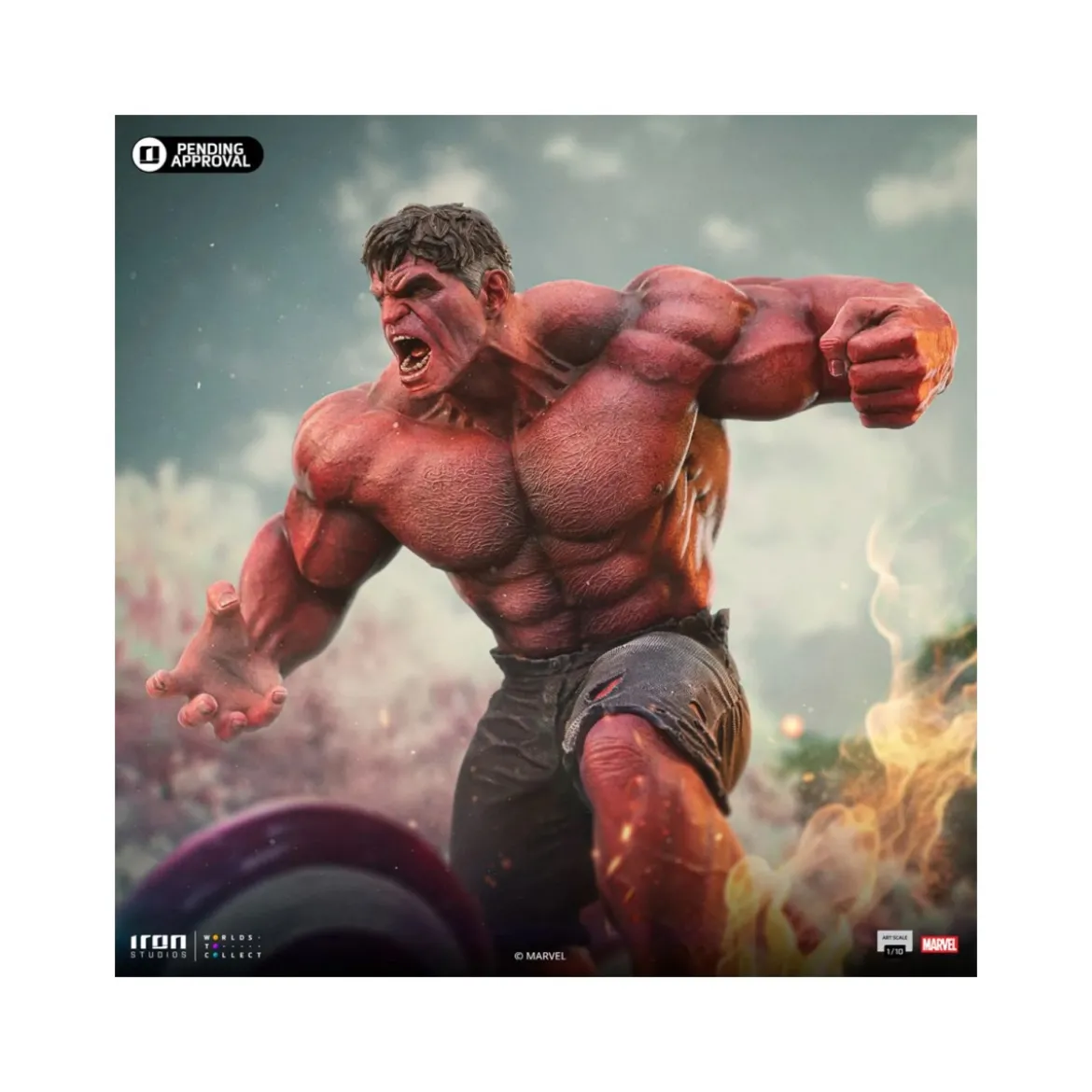 Iron Studios - Marvel - RED HULK Arts Scale 1/10 - Captain America: Brave New World BDS Arts Scale 1/10