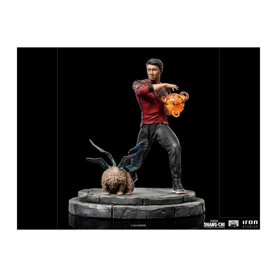 Iron Studios Marvel - Shang-Chi & Morris - Shang-Chi et la Légende des Dix Anneaux statuette 1/10 BDS Art Scale
