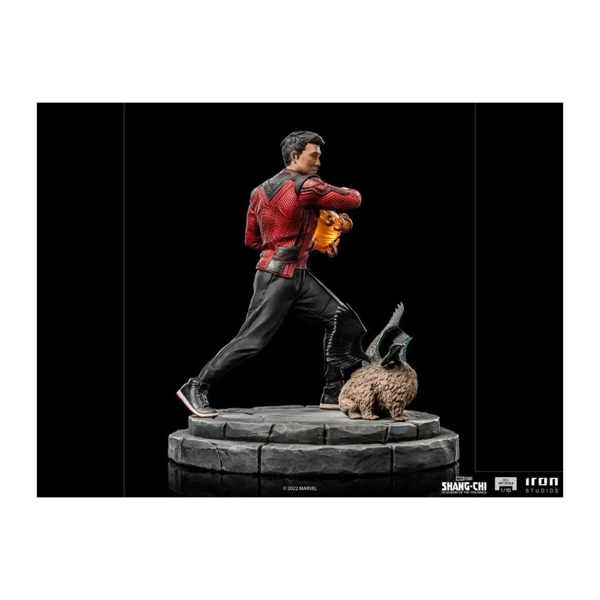 Iron Studios Marvel - Shang-Chi & Morris - Shang-Chi et la Légende des Dix Anneaux statuette 1/10 BDS Art Scale