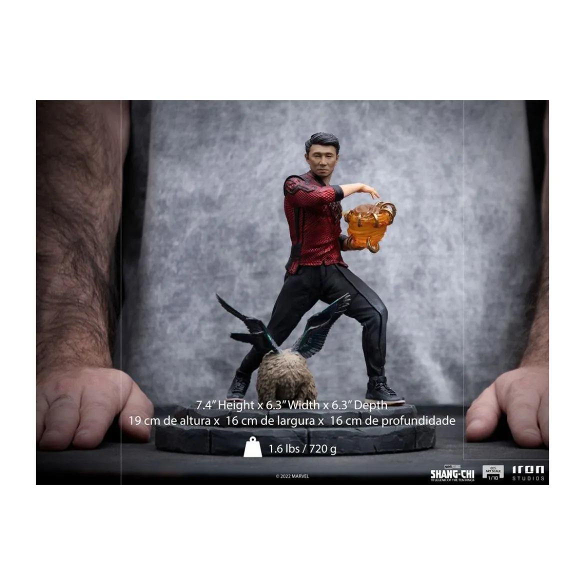 Iron Studios Marvel - Shang-Chi & Morris - Shang-Chi et la Légende des Dix Anneaux statuette 1/10 BDS Art Scale